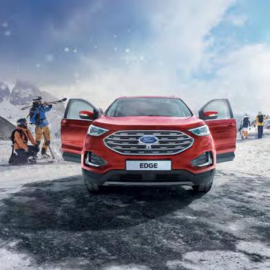 FORD EDGE Donanım ve Teknolojiler B&O Ses Sistemi Akıllı 4x4 Çekiş Sistem Yeni Ford Edge in Akıllı 4x4 Çekiş Sistemi sürüş boyunca, tüm lastiklerin yol tutuşunu sürekli izler ve tüm