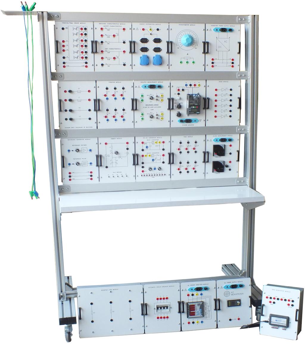 EC-14-01 Temel Elektrik Elektronik Eğitim Seti Güç Elektroniği