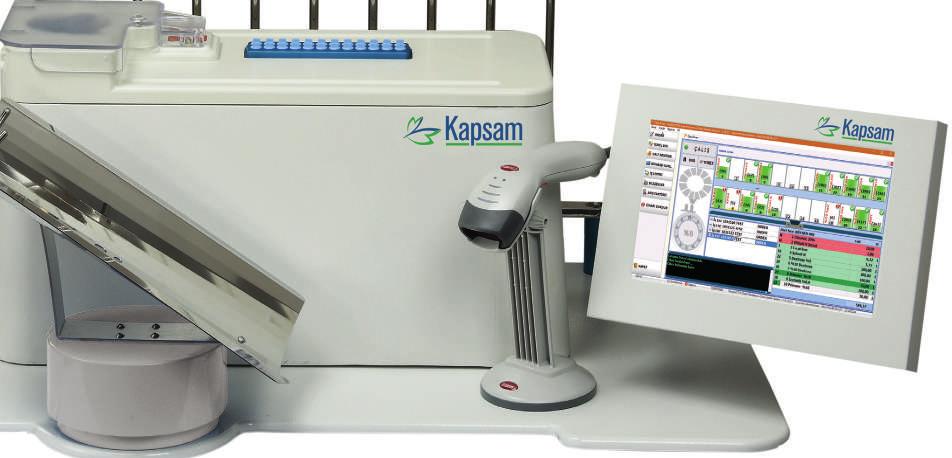 monitör ihtiyacı olmayan yekpare sistem yapısı Az yer kaplayan tasarım ve bütünleşik sistem üniteleri Kolay takip edilebilir günlük kurulum ve kalibrasyon işlemleri Modüler tezgah üstü ve