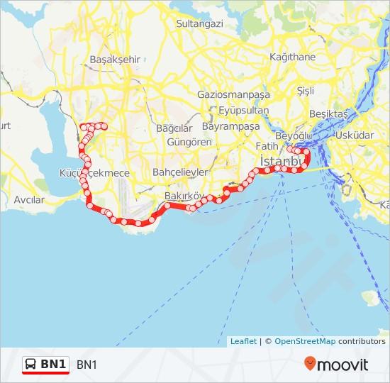 Hava Müzesi / Küçükçekmece Yönü Yeşilköy Pazarı / Florya Yönü Merkez / Bakırköy Yönü, Halkalı Park / Zeytinburnu Metro Yönü İstanbul Akvaryum / Florya Yönü Eceler / Florya Yönü Atış Poligonu / Florya