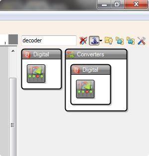 Resim 3 te counter(sayıcı) dan decoder e bağlantı sürüklemeyi görebilirsiniz.