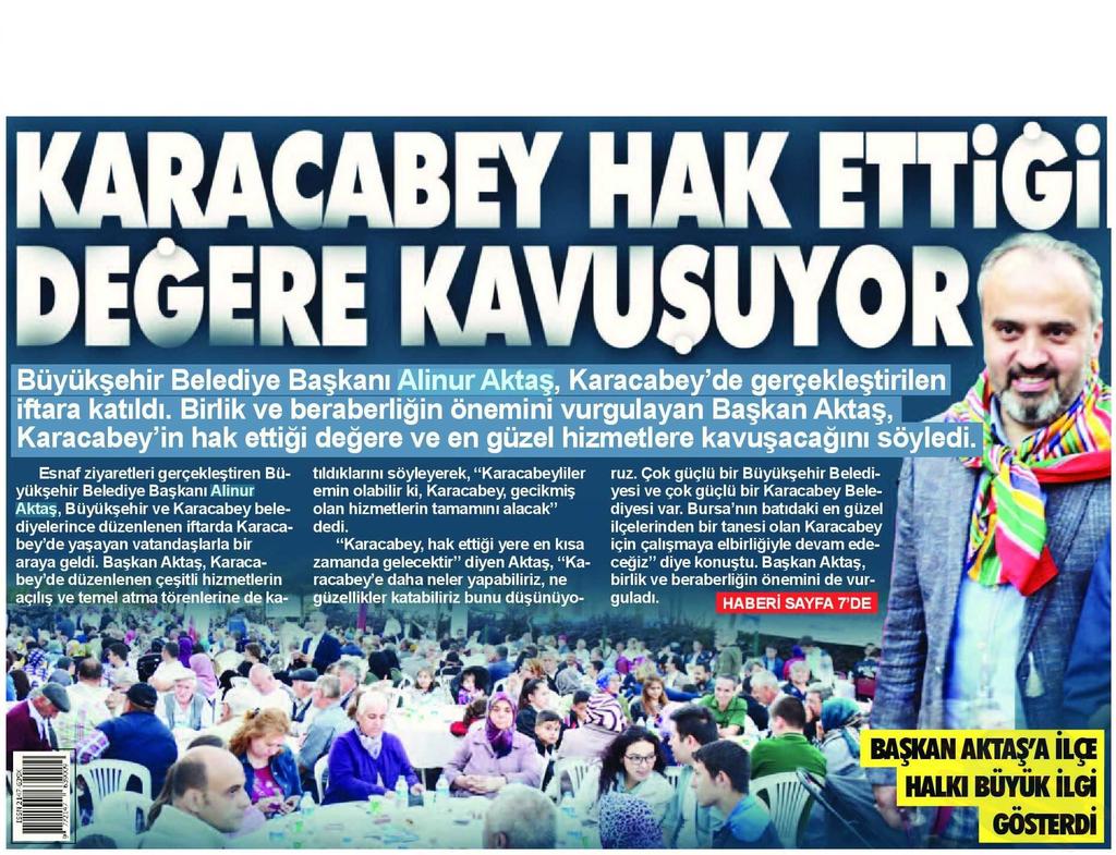 KARACABEY HAK ETTIGI DEGERE KAVUSUYOR!