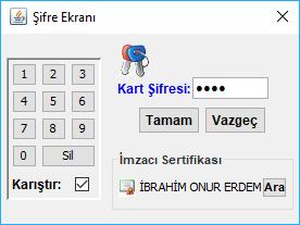 Başvuru klasörünüzdeki tüm evrakları bir defada imzalamak için önce e-imza sertifikanızın bilgisayarınıza takılı olduğundan emin olun ve