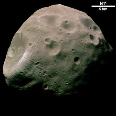 Phobos Farklı evrelerden alınan görüntüler