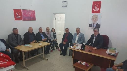 Belediye Başkanı Saffet ACAR, İyi Parti İlçe Başkanı İbrahim ACAR ve İyi Parti Üyelerinin karşıladığı DİTSO Meclisi 24 Haziran da gerçekleşecek olan seçimlerin Tüm Milletimiz, Bölgemiz ve Ülkemiz