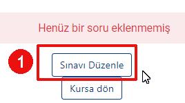 Sınava Klasik Soru Ekleme Sınavı