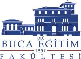 Dokuz Eylül Üniversitesi Buca Eğitim Fakültesi Dergisi Dokuz Eylul University The