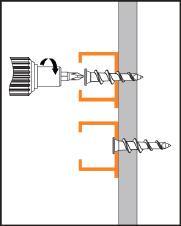 ALÇIPANEL DÜBELLERİ DRIVA MINI ALÇIPAN ÜZERİNDE HAFİF YÜKLER İÇİN Alçıpan üzerinde kablolama, köşe profili yada kanal montajları için tamamen zamak malzemeden üretilmiştir.