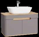 Banyo Mobilyaları / 2019 Yenilikler Sento Ürün Kodu Montaj Kodu Ürün Açıklamaları Gövde/Kapak Malzemesi Satış Fiyatı (TL)* Montaj Fiyatı (TL)* Lavabo dolabı, tezgah üstü lavabo için, kapaklı, 90 cm
