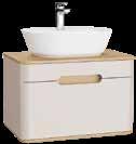 Banyo Mobilyaları / 2019 Yenilikler Sento Ürün Kodu Montaj Kodu Ürün Açıklamaları Gövde/Kapak Malzemesi Satış Fiyatı (TL)* Montaj Fiyatı (TL)* Lavabo dolabı, tezgah üstü lavabo için, tek çekmeceli,