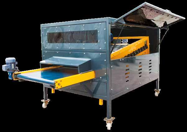 SAP VE KÖK KESME MAKİNESİ Neck And Root Cutting Machine MAKİNE / MACHINE 1590 Sap ve kök kesme makinası, ürünlerin sap ve