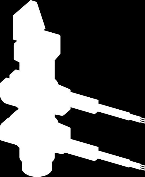 Optional magnetic sensors The operating position is detected by magnetic proximity sensors (optional) through a magnet placed on the piston.