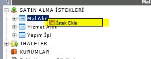 1 SATINALMA MODÜLÜ GİRİŞ Satın alma isteklerinin girildiği ve durum takibinin yapıldığı bölümdür. 2 SATINALMA 2.