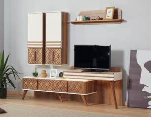 Tv Unit Upper Shelved Section Console Console Mirror Dinning Table