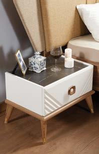 BEDROOM SET KEMENÇE / SEDEF KREM