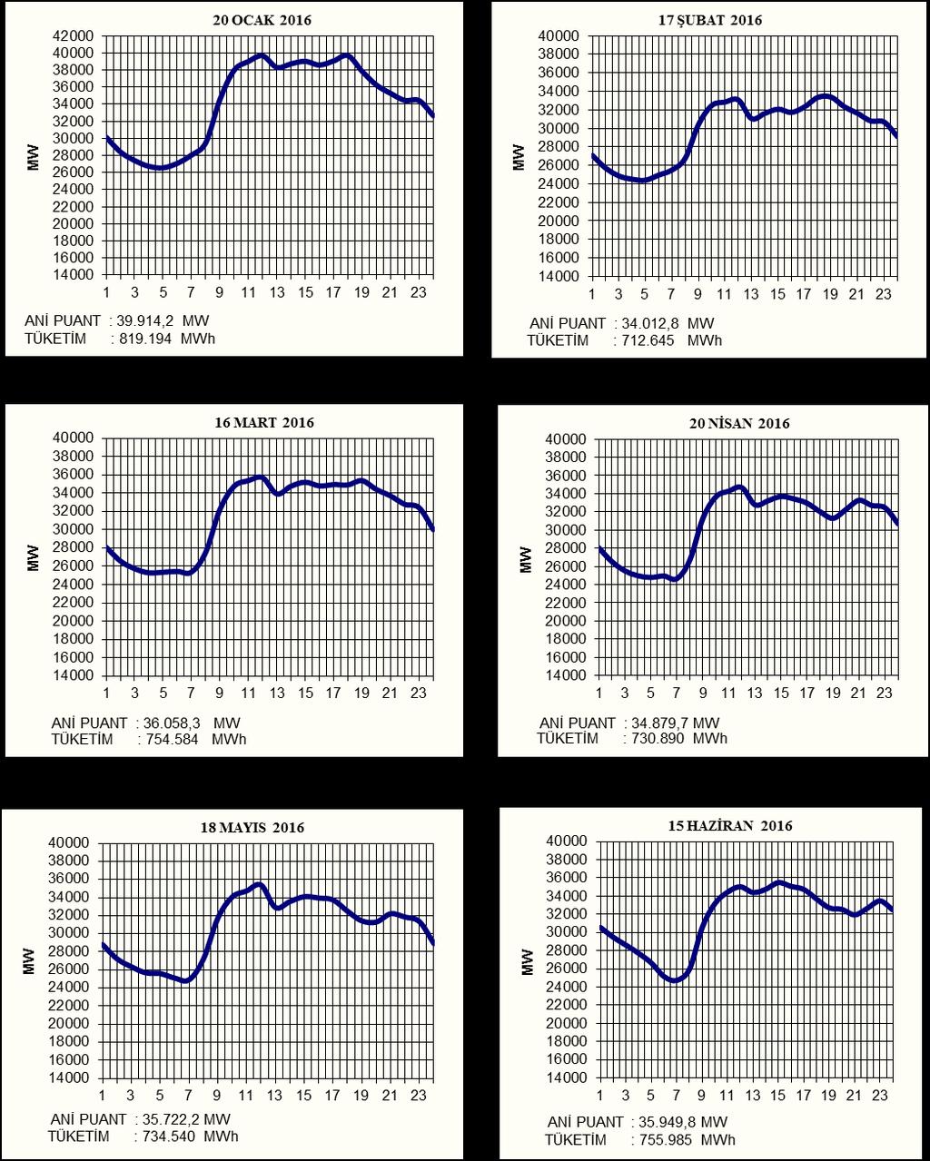 Grafik 4: 2016 yılında her ayın üçüncü