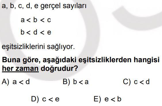 C Soru 42: (2018 TYT ÖRNEK KİTAPÇIK) Melis başlangıçtan itibaren her