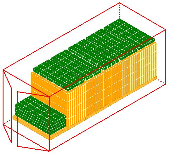 43m3 20 Konteyner 360 Pcs Products Volume 16.43 m3 20 Konteyner Yüklemesi 280 Adet Ürün Hacim 17.