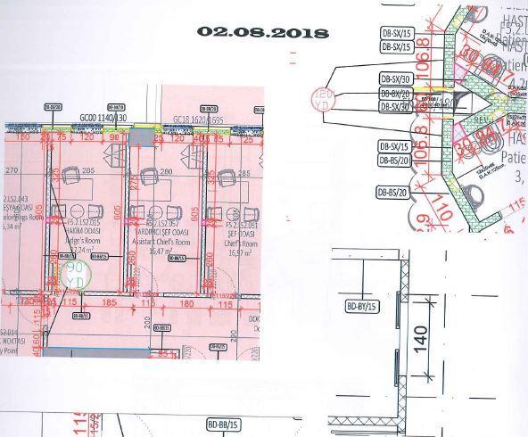 Ofis stajında bölgesel çalışma alanının