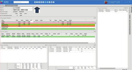 Tüm dahili ve fason işlemleri, order, model, renk, beden, adet, atölye ve tarih bazında tek bir ekran üzerinde takip edebiliriz. Yıkama, parça baskı gibi işlemleri kg.