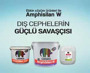 Dış Cephe Boyaları Dış Cephe AmphiSilan Yeni Grenli Silikon emülsiyon esaslı, rulo veya püskürtme ile uygulanan, desen verilebilen, yapı son kat grenli dış cephe kaplamasıdır.