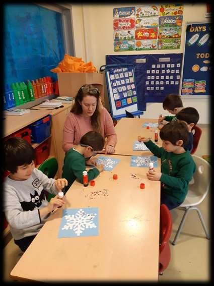 İNGİLİZCE / NATIVE WE DECORATED SNOWFLAKES WITH SEQUINS