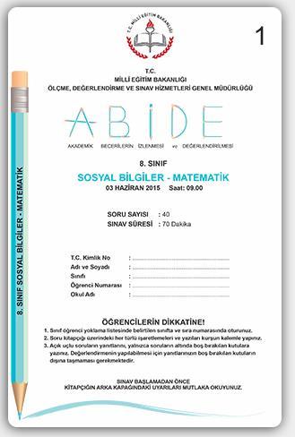 ABİDE Araştırması kapsamında veri toplamak amacıyla beceri testleri ve anketler kullanıldı.