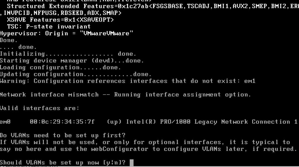 Vlan tanımlamasından sonra WAN interface seçimi sorulacaktır.