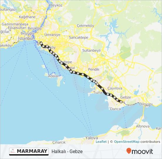 Varış yeri: Söğütlüçeşme Gebze 27 durak Söğütlüçeşme Feneryolu Göztepe Ege Hatboyu Sokak, Göztepe Erenköy Suadiye Bostancı Bağdat Caddesi, Bostancı Küçükyalı İdealtepe Süreyya Plajı Maltepe Cevizli