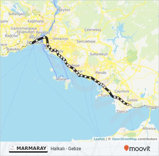 Varış yeri: Yenikapı Gebze 31 durak Yenikapı Sirkeci Kargılı Sok.