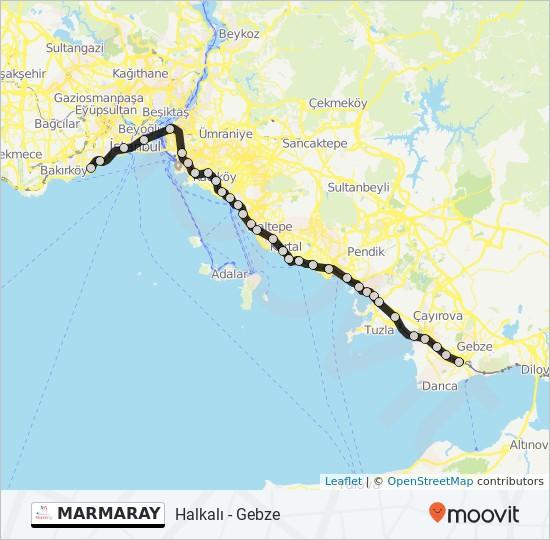 Varış yeri: Zeytinburnu Gebze 33 durak Zeytinburnu Kazlıçeşme Yenikapı Sirkeci Kargılı Sok.