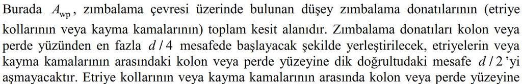 Döşeme ve Temellerde Zımbalama Hesapları ve Donatı Seçim > Betonarme