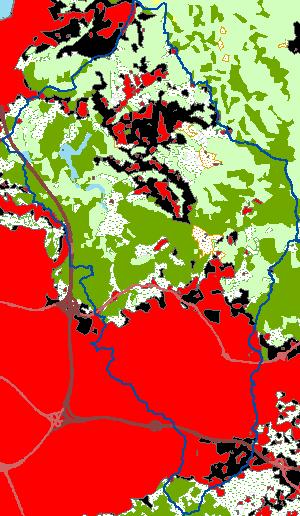 Forest-Evergreen Grassland Scrub/Brush Water Wetland