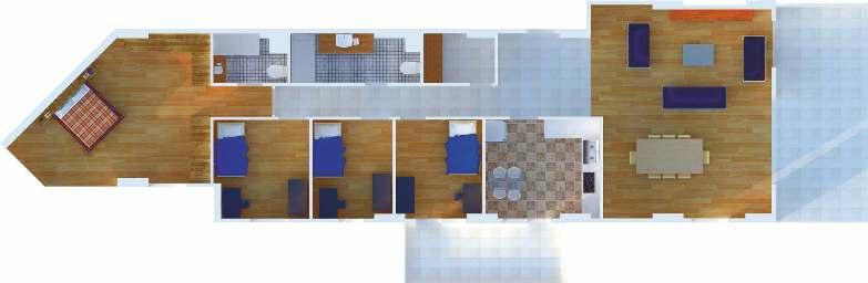 11 Antre 4 m² 3+1 1 Salon 46 m² 2 E. Yatak Odası 28 m² 3 E.