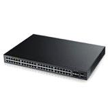 XGS2210/GS2210 Serisi 375W PoE Power Budget desteğil2 Managed 10/100/1000 Switch * 44x10/100/1000 BaseT PoE Port+4xDual Personality GbE Port+2xOpen SFP Port * 100 Gbps Switching Kapasitesi 74 Mpps