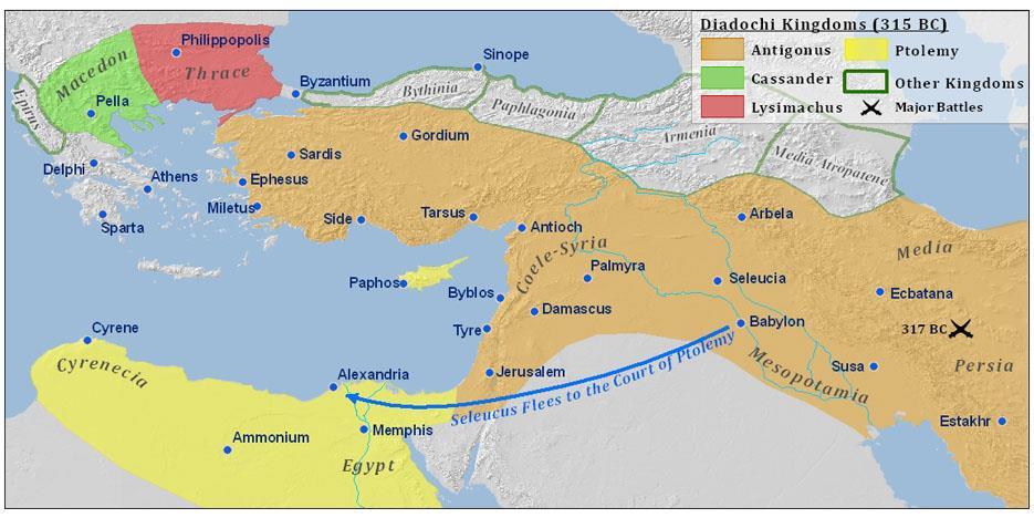 Bu melez Helenistik kültürünün İskender'in istilalarından sonra Makedonya İmparatorluğu'nda