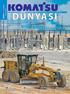 dünyası 04/2012 Ak-Eli İnşaat: Komatsu varsa sorun yok Demir Madencilik in makine parkı Komatsu ile daha güçlü