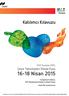 16-18 Nisan 2015. Katılımcı Kılavuzu. Çevre Teknolojileri İhtisas Fuarı. IFAT Eurasia 2015,