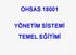 OHSAS 18001 YÖNETİM SİSTEMİ TEMEL EĞİTİMİ