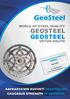 WORLD OF STEEL QUALITY GEOSTEEL GEOSTEEL ÜSTÜN KALİTE