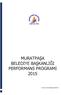 MURATPAŞA BELEDİYE BAŞKANLIĞI PERFORMANS PROGRAMI 2015