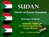 SUDAN. Yatırım ve İhracat Olanakları. Hazırlayan ve Sunan. Selahattin TÜMER T.C. Hartum Büyükelçiliği Ticaret Müşaviri 12-13 OCAK 2009 ADANA