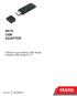 WI-FI USB ADAPTER. Televizyon için kablosuz USB dongle Wireless USB dongle for TV. www.vestel.com.tr