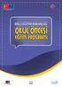T.C. MİLLÎ EĞİTİM BAKANLIĞI Talim ve Terbiye Kurulu Başkanlığı. KONU: Okul Öncesi Eğitim Programı