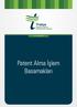 Trakya Kalkınma Ajansı. www.trakyaka.org.tr. Patent Alma İşlem Basamakları