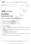 SAMPLE. Turkish 2002 PUBLIC EXAMINATION. Continuers Level. Section 1: Listening and Responding (30 marks) Student/Registration Number.