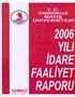 2006 YILI İDARE FAALİYET RAPORU