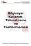 Bilgisayar Kullanım Talimatname ve Taahhütnamesi