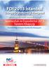 FDI 2013 İstanbul. Sponsorluk ve Expodental 2013 Tanıtım Kitapçığı. Dünya Dişhekimliği Kongresi. Dişhekimliği Dünyası İstanbul da Buluşuyor.