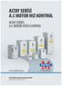 ALTAY SERİSİ A.C MOTOR HIZ KONTROL